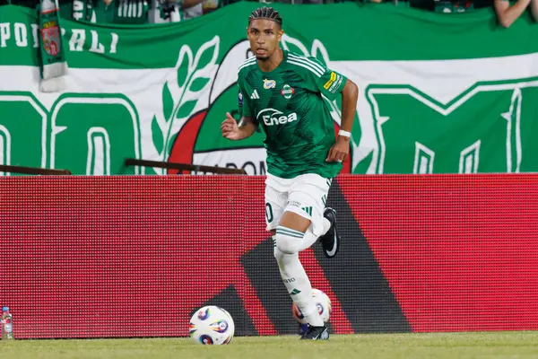 PKO BP Ekstraklasa maçı sırasında Joao Pedro Radomiak Radom ve Pogon Szczecin (Maciej Rogowski)