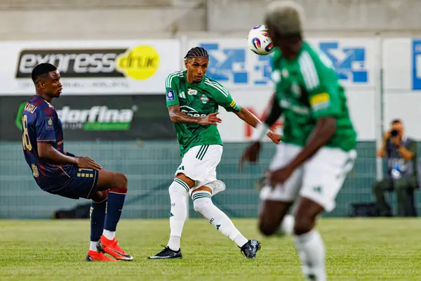 PKO BP Ekstraklasa maçı sırasında Joao Pedro Radomiak Radom ve Pogon Szczecin (Maciej Rogowski)
