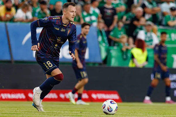 Radomiak Radom ve Pogon Szczecin (Maciej Rogowski) takımları arasındaki PKO BP Ekstraklasa maçı sırasında Fredrik Ulvestad)