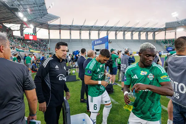 Bruno Jordao ve Capita Capemba PKO BP Ekstraklasa maçı sırasında Radomiak Radom ve Pogon Szczecin (Maciej Rogowski)