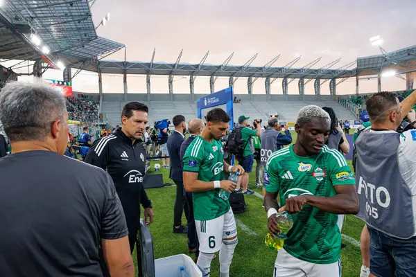 Bruno Jordao ve Capita Capemba PKO BP Ekstraklasa maçı sırasında Radomiak Radom ve Pogon Szczecin (Maciej Rogowski)