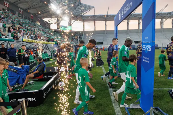 Bruno Jordao PKO BP Ekstraklasa maçı sırasında Radomiak Radom ve Pogon Szczecin (Maciej Rogowski) takımları arasında)