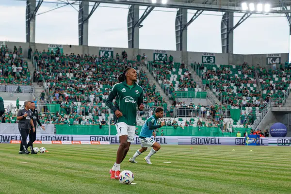 Radomiak Radom ve Pogon Szczecin (Maciej Rogowski) takımları arasında oynanan PKO BP Ekstraklasa maçı sırasında Vasco Lopes)