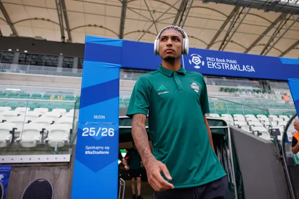 PKO BP Ekstraklasa maçı sırasında Joao Pedro Radomiak Radom ve Pogon Szczecin (Maciej Rogowski)