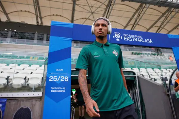 PKO BP Ekstraklasa maçı sırasında Joao Pedro Radomiak Radom ve Pogon Szczecin (Maciej Rogowski)