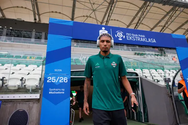 PKO BP Ekstraklasa maçı sırasında Joao Pedro Radomiak Radom ve Pogon Szczecin (Maciej Rogowski)