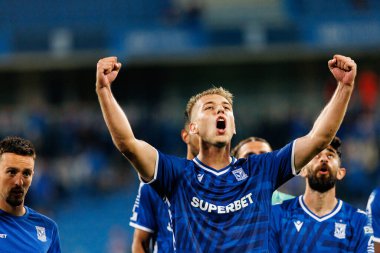 Mateusz Skrzypczak UEFA Şampiyonlar Ligi karşılaşmasında görüldü. Lech Poznan ve Breidablik Kopavogur (Maciej Rogowski)