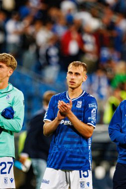 Michal Gurgul UEFA Şampiyonlar Ligi karşılaşmasında görüldü. Lech Poznan ve Breidablik Kopavogur (Maciej Rogowski)