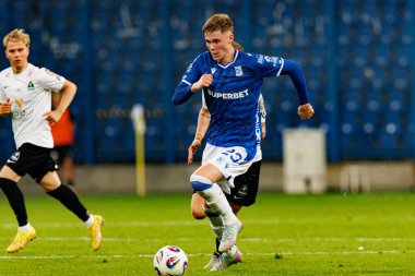 Gisli Thordarson UEFA Şampiyonlar Ligi karşılaşmasında görüldü. Lech Poznan ve Breidablik Kopavogur (Maciej Rogowski)