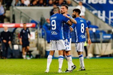 Mikael Ishak ve Filip Jagiello UEFA Şampiyonlar Ligi 'nde gol üstüne gol atarken görüldüler. Lech Poznan ve Breidablik Kopavogur (Maciej Rogowski)