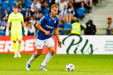 Michal Gurgul UEFA Şampiyonlar Ligi karşılaşmasında görüldü. Lech Poznan ve Breidablik Kopavogur (Maciej Rogowski)