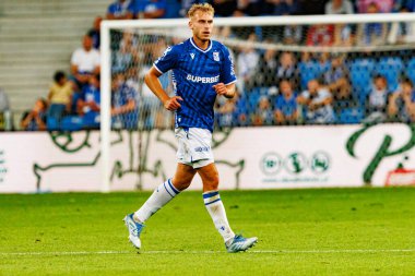 Michal Gurgul UEFA Şampiyonlar Ligi karşılaşmasında görüldü. Lech Poznan ve Breidablik Kopavogur (Maciej Rogowski)