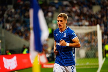 Joel Pereira UEFA Şampiyonlar Ligi karşılaşmasında görüldü. Lech Poznan ve Breidablik Kopavogur (Maciej Rogowski)