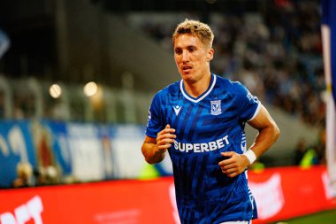 Joel Pereira UEFA Şampiyonlar Ligi karşılaşmasında görüldü. Lech Poznan ve Breidablik Kopavogur (Maciej Rogowski)