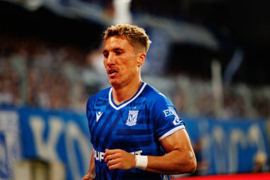 Joel Pereira UEFA Şampiyonlar Ligi karşılaşmasında görüldü. Lech Poznan ve Breidablik Kopavogur (Maciej Rogowski)