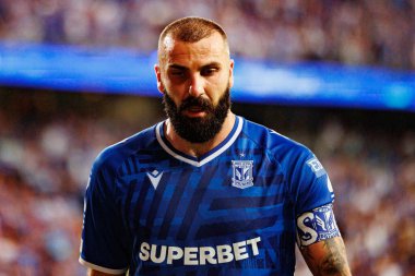 Mikael Ishak UEFA Şampiyonlar Ligi maçında görüldü. Lech Poznan ve Breidablik Kopavogur (Maciej Rogowski)