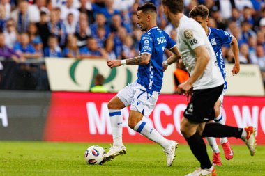 Afonso Sousa UEFA Şampiyonlar Ligi maçında görüldü. Lech Poznan ve Breidablik Kopavogur (Maciej Rogowski)