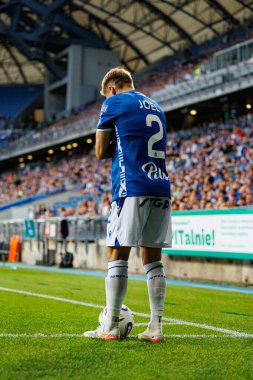 Joel Pereira UEFA Şampiyonlar Ligi karşılaşmasında görüldü. Lech Poznan ve Breidablik Kopavogur (Maciej Rogowski)