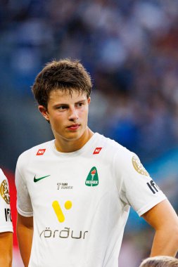 Asgeir Orrason UEFA Şampiyonlar Ligi maçında görüldü. Lech Poznan ve Breidablik Kopavogur (Maciej Rogowski)