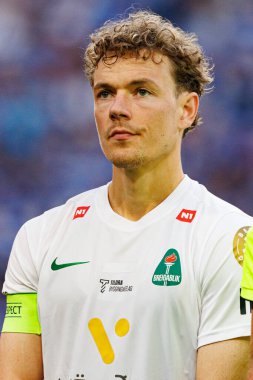 Hoskuldur Gunnlaugsson UEFA Şampiyonlar Ligi elemeleri sırasında görüldü. Lech Poznan ve Breidablik Kopavogur (Maciej Rogowski)