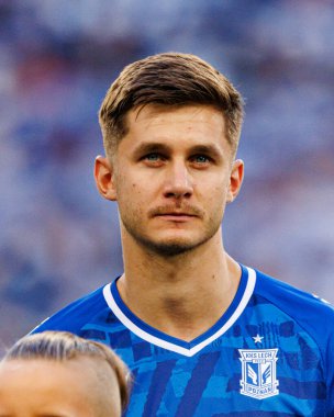 Leo Bengtsson UEFA Şampiyonlar Ligi maçında görülmüş. Lech Poznan ve Breidablik Kopavogur (Maciej Rogowski)