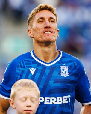 Joel Pereira UEFA Şampiyonlar Ligi karşılaşmasında görüldü. Lech Poznan ve Breidablik Kopavogur (Maciej Rogowski)