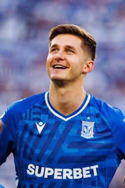 Leo Bengtsson UEFA Şampiyonlar Ligi maçında görülmüş. Lech Poznan ve Breidablik Kopavogur (Maciej Rogowski)