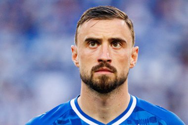 Filip Jagiello UEFA Şampiyonlar Ligi maçında görüldü. Lech Poznan ve Breidablik Kopavogur (Maciej Rogowski)