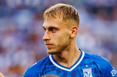  Michal Gurgul UEFA Şampiyonlar Ligi karşılaşmasında görüldü. Lech Poznan ve Breidablik Kopavogur (Maciej Rogowski)