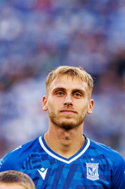  Michal Gurgul UEFA Şampiyonlar Ligi karşılaşmasında görüldü. Lech Poznan ve Breidablik Kopavogur (Maciej Rogowski)