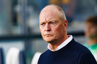 Niels Frederiksen UEFA Şampiyonlar Ligi maçında görüldü. Lech Poznan ve Breidablik Kopavogur (Maciej Rogowski)