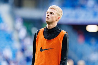 Anton Logi Ludviksson UEFA Şampiyonlar Ligi maçında görüldü. Lech Poznan ve Breidablik Kopavogur (Maciej Rogowski)