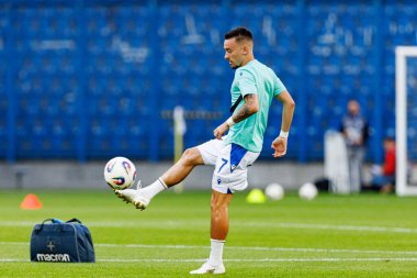 Afonso Sousa UEFA Şampiyonlar Ligi maçında görüldü. Lech Poznan ve Breidablik Kopavogur (Maciej Rogowski)