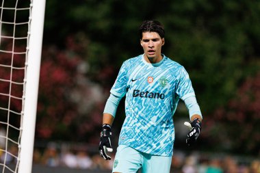 Joao Virginia Trofeu de Cinco Violinos maçında Sporting CP ve Villarreal CF takımları arasında görüldü (Maciej Rogowski)