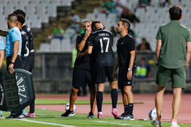 Rui Borges ve Francisco Trincao, Trofeu de Cinco Violinos maçında Sporting CP ve Villarreal CF (Maciej Rogowski)