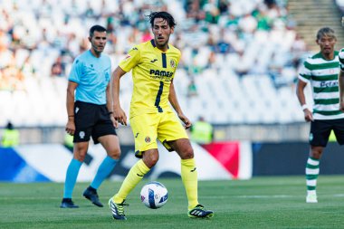 Dani Parejo Trofeu de Cinco Violinos maçında Sporting CP ve Villarreal CF (Maciej Rogowski)