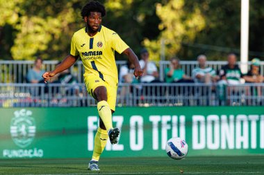 Willy Kambwala Trofeu de Cinco Violinos maçında Sporting CP ve Villarreal CF (Maciej Rogowski)