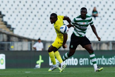 Etta Eyong ve Ousmane Diomande, Trofeu de Cinco Violinos maçında Sporting CP ve Villarreal CF (Maciej Rogowski)