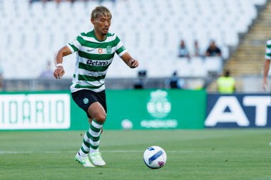 Hidemasa Morita Trofeu de Cinco Violinos maçında Sporting CP ve Villarreal CF (Maciej Rogowski)