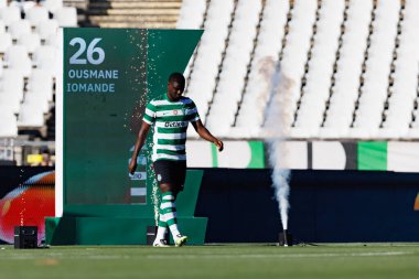 Ousmane Diomande, Trofeu de Cinco Violinos maçında Sporting CP ve Villarreal CF (Maciej Rogowski)