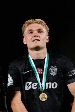 Conrad Harder, Trofeu de Cinco Violinos maçında Sporting CP ve Villarreal CF takımları arasında görüldü (Maciej Rogowski)