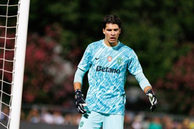 Joao Virginia Trofeu de Cinco Violinos maçında Sporting CP ve Villarreal CF takımları arasında görüldü (Maciej Rogowski)