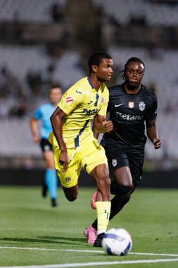 Mahamoud Barry, Trofeu de Cinco Violinos maçında Sporting CP ve Villarreal CF takımları arasında görüldü (Maciej Rogowski)