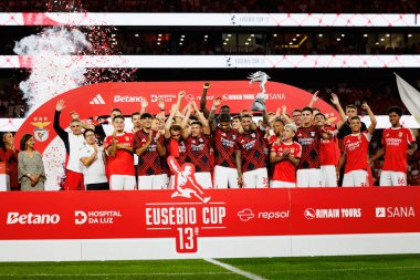 Benfica oyuncuları Eusebio Kupası maçında SL Benfica ve Fenerbahçe SK (Maciej Rogowski)