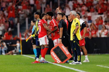 Nicolas Otamendi ve Joshua Wynder, Eusebio Kupası maçında SL Benfica ve Fenerbahçe SK (Maciej Rogowski)