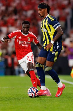 Bruma ve Archie Brown, Eusebio Cup maçında SL Benfica ve Fenerbahçe SK (Maciej Rogowski)