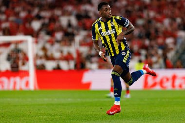 Jhon Duran, SL Benfica ve Fenerbahçe SK (Maciej Rogowski) arasında oynanan Eusebio Cup maçı sırasında görüldü.)