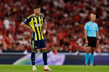 Sebastian Szymanski, Eusebio Kupası maçında SL Benfica ve Fenerbahçe SK (Maciej Rogowski) arasında görüldü.)