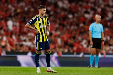 Sebastian Szymanski, Eusebio Kupası maçında SL Benfica ve Fenerbahçe SK (Maciej Rogowski) arasında görüldü.)