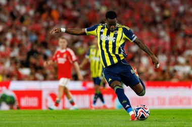 Jhon Duran, SL Benfica ve Fenerbahçe SK (Maciej Rogowski) arasında oynanan Eusebio Cup maçı sırasında görüldü.)